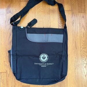 University of Hawaii Black Messenger Bag